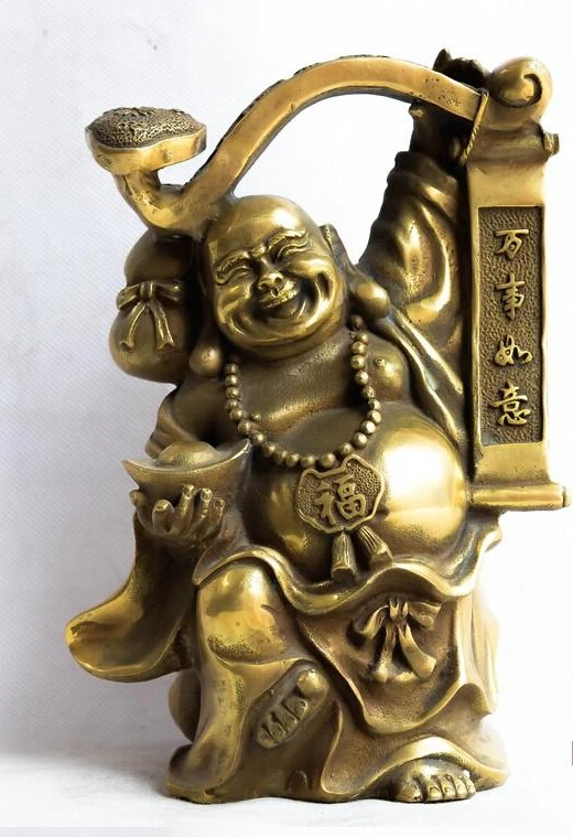 Metal Crafts Home Decoration Crafts High:8inch Chinese Brass carved Lucky Buddha Sculpture/statue
Metal Crafts Home Decoration Crafts High:8inch Chinese Brass carved Lucky Buddha Sculpture/statue