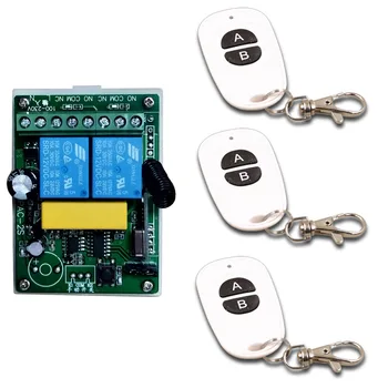 AC 110V Wireless 2CH 2 Channel Remote Control Light Switch System Remote 220V Relay Receiver Waterproof Transmitter 315 433 MHz
AC 110V Wireless 2CH 2 Channel Remote Control Light Switch System Remote 220V Relay Receiver Waterproof Transmitter 315 433 MHz