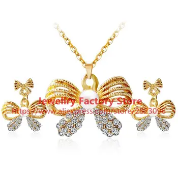 200sets/lot gold butterfly pendant set wedding necklace earrings set fashion bride jewelry wholesale necklace earrings set
200sets/lot gold butterfly pendant set wedding necklace earrings set fashion bride jewelry wholesale necklace earrings set