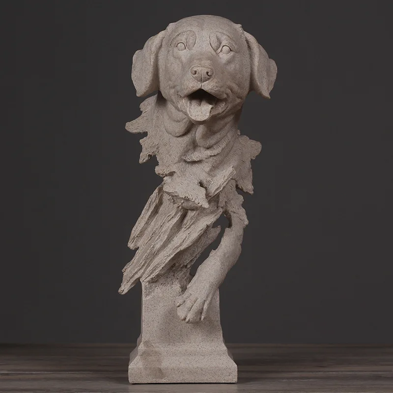 Dog Bust Sculpture Animal Shape Living Room Bedroom TV Stand Sandstone Crafts Home Decoration L3332
Dog Bust Sculpture Animal Shape Living Room Bedroom TV Stand Sandstone Crafts Home Decoration L3332