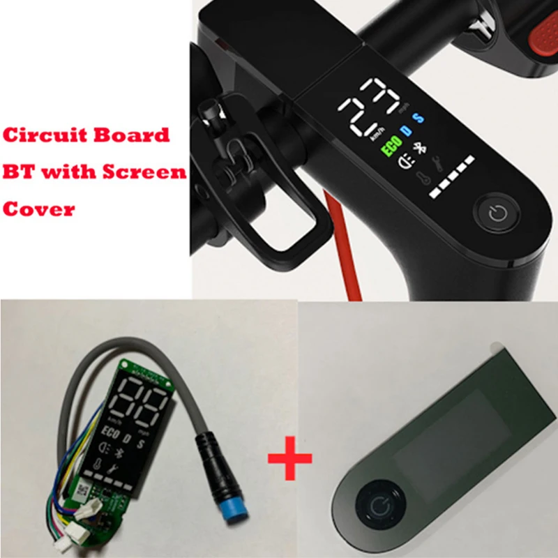 Universal Xiaomi Mijia M365 Scooter Pro PCB Dashboard Circuit Board with Screen Cover for Xiaomi M365 Scooter BT Circuit Board
Universal Xiaomi Mijia M365 Scooter Pro PCB Dashboard Circuit Board with Screen Cover for Xiaomi M365 Scooter BT Circuit Board