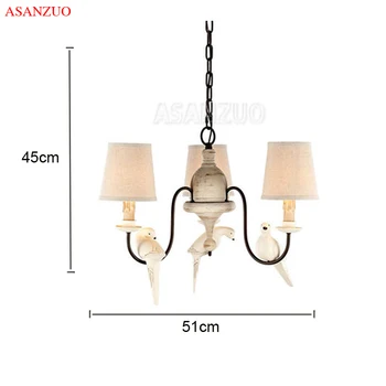 American pastoral resin bird pendant lights vintage lamp bedroom living room fabric lampshade kitchen restaurant retro loft pend
American pastoral resin bird pendant lights vintage lamp bedroom living room fabric lampshade kitchen restaurant retro loft pend