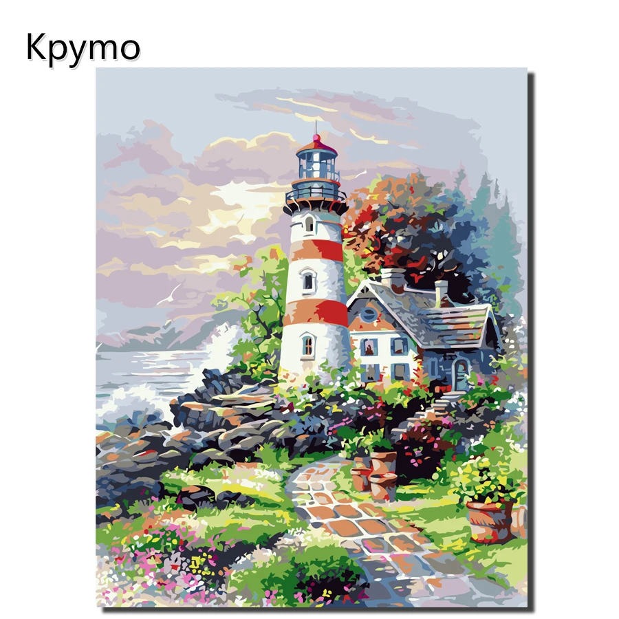 Kpymo Romantic Harbor Painting By Numbers Beacon by the sea Painting Home Decor For Living Room Wall Art Picture 40x50cm
Kpymo Romantic Harbor Painting By Numbers Beacon by the sea Painting Home Decor For Living Room Wall Art Picture 40x50cm