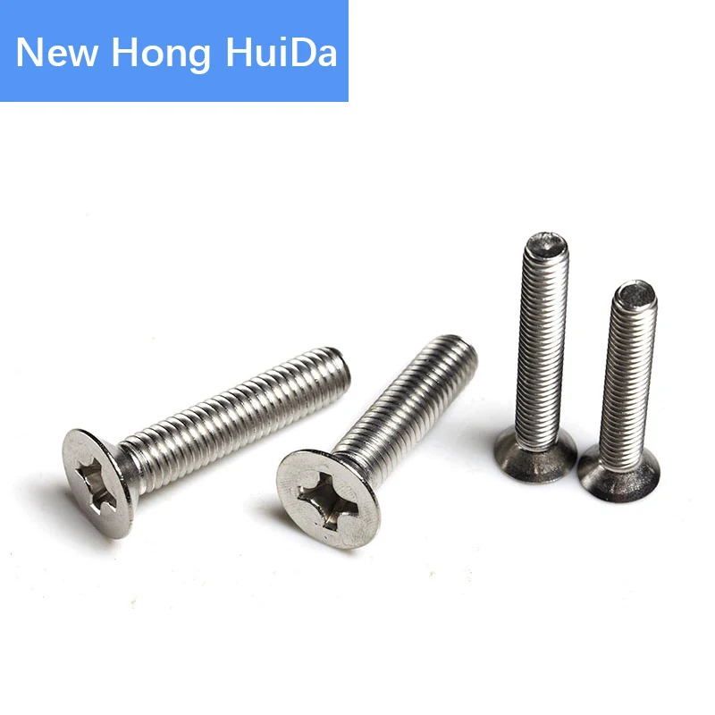 Phillips Flat Head Cross Recessed Small Screw Countersunk Thread Metric Machine Bolt 304 Stainless Steel M1 M1.2 M1.4
Phillips Flat Head Cross Recessed Small Screw Countersunk Thread Metric Machine Bolt 304 Stainless Steel M1 M1.2 M1.4