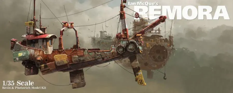 Fantasy 1/35 Scale Ian McQue Suspended Squid Ship Creative Miniatures Modeling Unpainted DIY Static Assembling Resin Model Kits
Fantasy 1/35 Scale Ian McQue Suspended Squid Ship Creative Miniatures Modeling Unpainted DIY Static Assembling Resin Model Kits