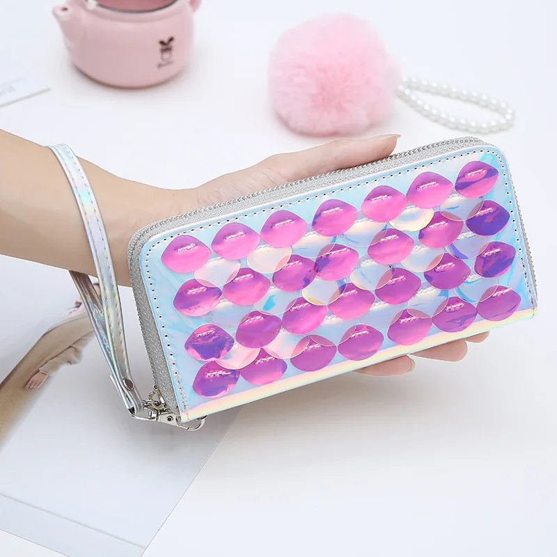 Hologram Wallet Female Clutch Long Laser Element Ladies Bag Girl with Zipper Coin Purse Card Id Holders Women Wallets Handy
Hologram Wallet Female Clutch Long Laser Element Ladies Bag Girl with Zipper Coin Purse Card Id Holders Women Wallets Handy