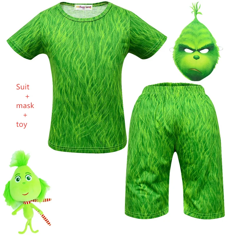 2019 hot GRINCH FULL FACE Cartoon MineCraft Grinch Grinch toy Cosplay Costume for kids Halloween Girls boys Grinch Clothing Sets
2019 hot GRINCH FULL FACE Cartoon MineCraft Grinch Grinch toy Cosplay Costume for kids Halloween Girls boys Grinch Clothing Sets