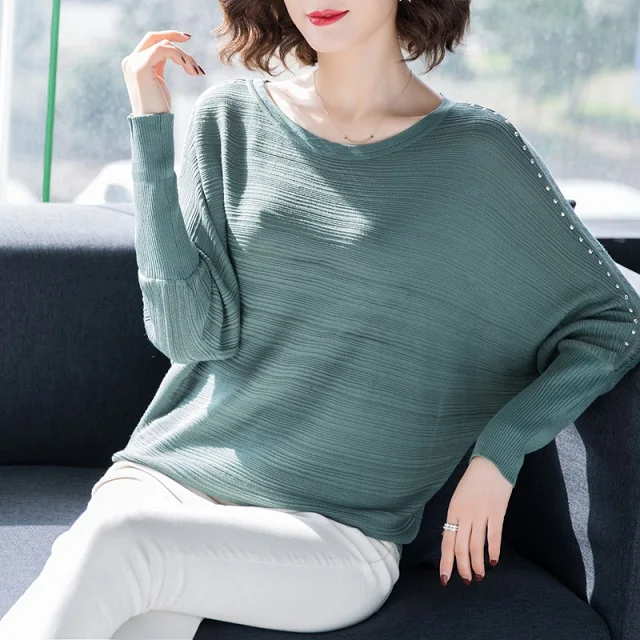 2019 Winter Sweater Women Pullovers Long Sleeve Female Pullovers Kintted Brand Name Women O-Neck Batwing Sweater
2019 Winter Sweater Women Pullovers Long Sleeve Female Pullovers Kintted Brand Name Women O-Neck Batwing Sweater