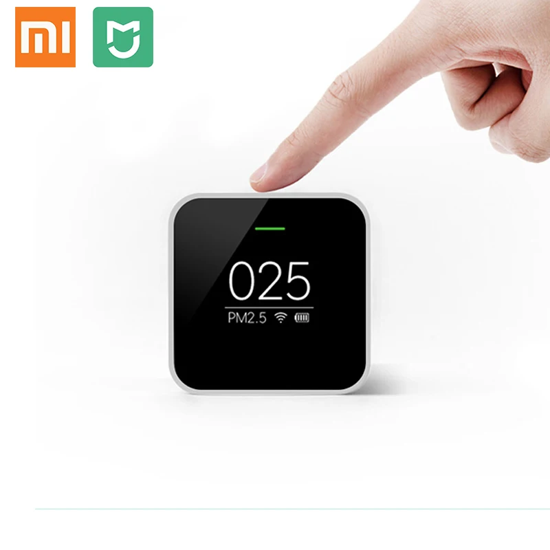 xiaomi mijia PM2.5 detector easy read OLED screen PM 2.5 portable Air quality monitor work Mi Air Purifier for home office hotel
xiaomi mijia PM2.5 detector easy read OLED screen PM 2.5 portable Air quality monitor work Mi Air Purifier for home office hotel