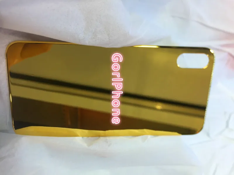 2018 hot sale For iPhone XS Luxury 24ct gold housing For iPhone XS Ultra Slim real gold 24ct Glossy Chromed Gold back sticker
2018 hot sale For iPhone XS Luxury 24ct gold housing For iPhone XS Ultra Slim real gold 24ct Glossy Chromed Gold back sticker