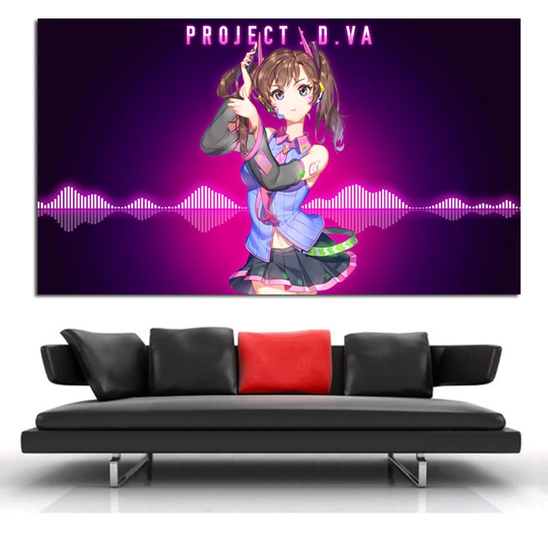 Dva From Overwatches As Hatsune Canvas Posters Print Wall Art Painting Oil Decorative Picture For Modern Home Bedroom Decoration
Dva From Overwatches As Hatsune Canvas Posters Print Wall Art Painting Oil Decorative Picture For Modern Home Bedroom Decoration