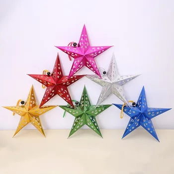 Smiry 5pcs Xmas Laser Five-pointed Star Ceiling Ornaments Christmas Decorations for Home Christmas Tree Decorations Navidad 60cm
Smiry 5pcs Xmas Laser Five-pointed Star Ceiling Ornaments Christmas Decorations for Home Christmas Tree Decorations Navidad 60cm