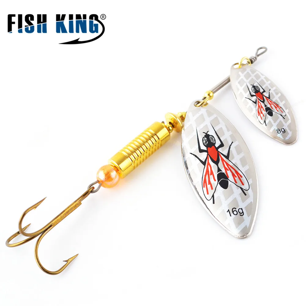 FishKing 1PC 12cm 8g+16g Double Iron Shard Fishing Spinner Bait For spoon metal lures Ocean Boat Fishing Reservoir Pond
FishKing 1PC 12cm 8g+16g Double Iron Shard Fishing Spinner Bait For spoon metal lures Ocean Boat Fishing Reservoir Pond