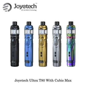 electronic cigarette Joyetech ULTEX T80 CUBIS Max Starter Kit NCFilm Heater Replaceable Cotton Powered By Single 18650 Vape ecig
electronic cigarette Joyetech ULTEX T80 CUBIS Max Starter Kit NCFilm Heater Replaceable Cotton Powered By Single 18650 Vape ecig
