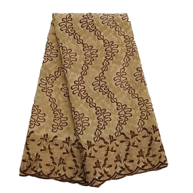 2019 New Design African Dry Lace Fabrics High Quality Cotton Lace Fabric Coffee Stones Swiss Voile Lace In Switzerland
2019 New Design African Dry Lace Fabrics High Quality Cotton Lace Fabric Coffee Stones Swiss Voile Lace In Switzerland