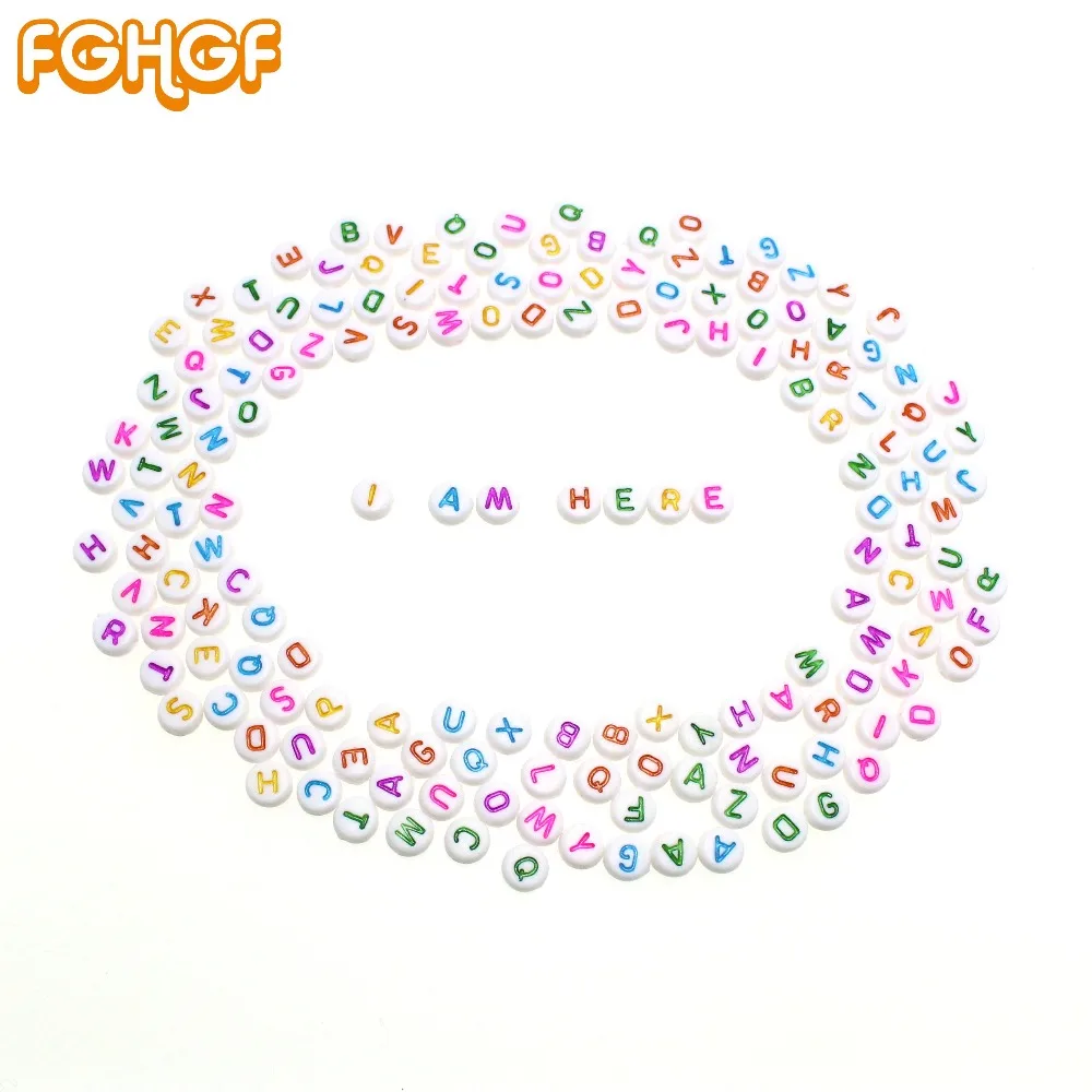 500pcs Colorful Alphabet with White Bottom DIY Accessories Beads Handmade Epoxy Resin Jewelry Decorations
500pcs Colorful Alphabet with White Bottom DIY Accessories Beads Handmade Epoxy Resin Jewelry Decorations