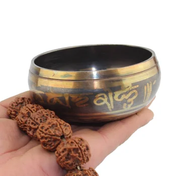 Buddha Sound, Nepal Yoga Meditation Sound Therapy Buddha Bowl Scriptures # Bottom pattern random 8-12.5cm
Buddha Sound, Nepal Yoga Meditation Sound Therapy Buddha Bowl Scriptures # Bottom pattern random 8-12.5cm