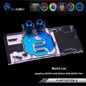 Bykski A-SP787ED-X Full Coverage GPU Water Block For VGA Sapphire HD7870 GHZ Edition 2GB GDDR5 FleX Graphics Card Heatsink
Bykski A-SP787ED-X Full Coverage GPU Water Block For VGA Sapphire HD7870 GHZ Edition 2GB GDDR5 FleX Graphics Card Heatsink