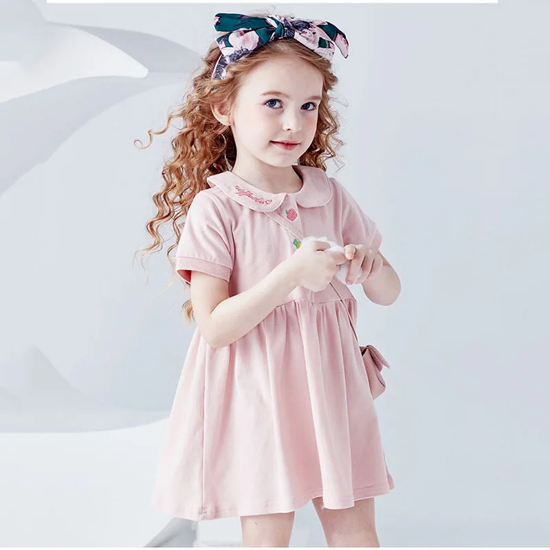 Girls dress summer college wind sports wind casual cotton baby summer ultra-ocean
Girls dress summer college wind sports wind casual cotton baby summer ultra-ocean