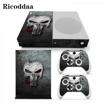 Skull Design Decal Skin For Microsoft Xbox One Slim Skin Sticker+2PCS Controller Skins For Xbox One S Game Accessories
Skull Design Decal Skin For Microsoft Xbox One Slim Skin Sticker+2PCS Controller Skins For Xbox One S Game Accessories