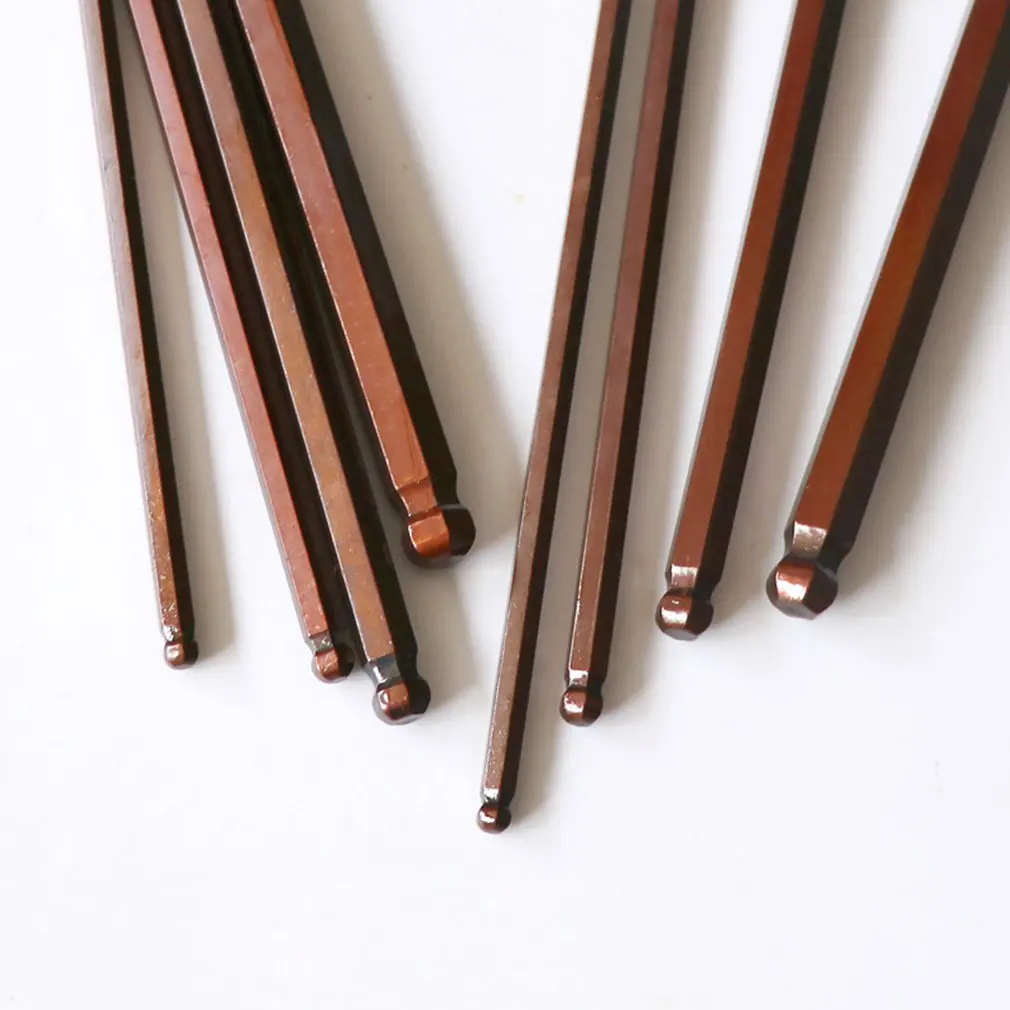 DICHUANG Single Ball Head Hex Wrench Bronze Hex Wrench Hex Key Allen Wrench L-Type 1.5mm-14mm Repair Tools Spanner
DICHUANG Single Ball Head Hex Wrench Bronze Hex Wrench Hex Key Allen Wrench L-Type 1.5mm-14mm Repair Tools Spanner