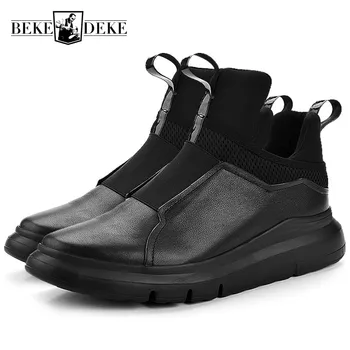 Winter Fleece Warm Boots Men Korean Fashion Genuine Leather Casual Shoes Brand Luxury Round Toe Black Ankle Boots Male
Winter Fleece Warm Boots Men Korean Fashion Genuine Leather Casual Shoes Brand Luxury Round Toe Black Ankle Boots Male