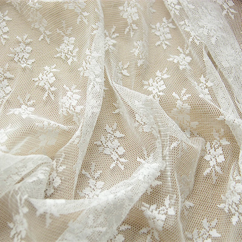 1 Yard Tulle Lace Fabrics Embroidery Floral Knitted Jacquard Small Flower Summer Dress Fabrics 150cm
1 Yard Tulle Lace Fabrics Embroidery Floral Knitted Jacquard Small Flower Summer Dress Fabrics 150cm