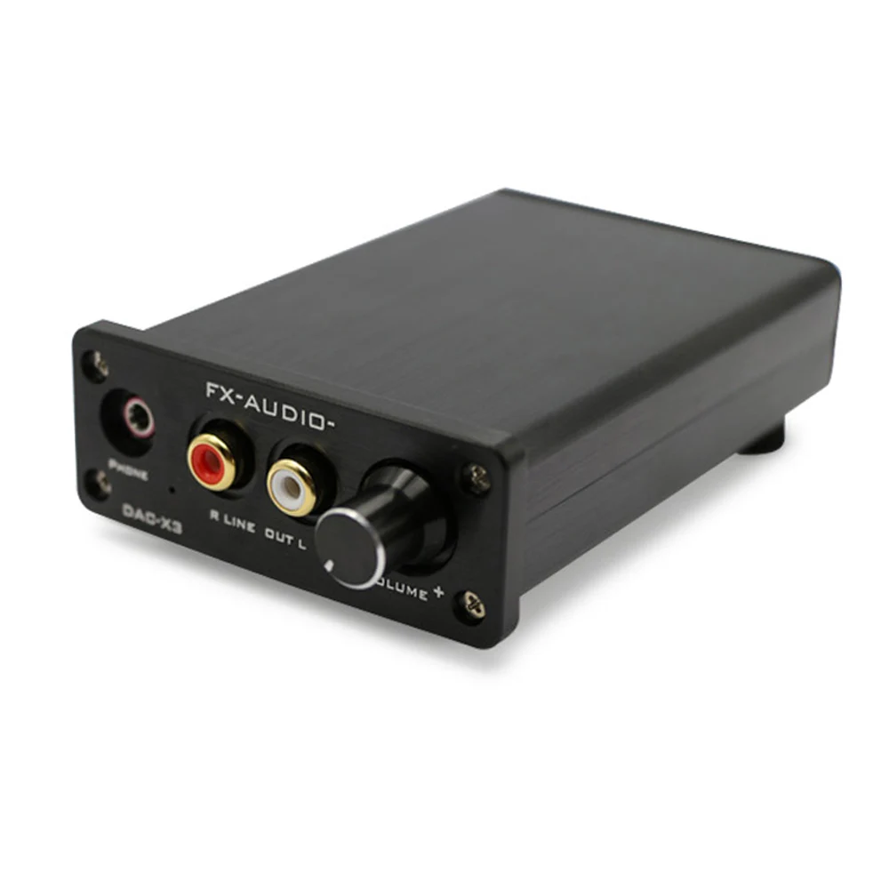 FX-Audio DAC-X3 Fiber Coaxial USB Decoder 24Bit/192Khz USB DAC Headphone Decoder Mini Audio Amplifier AMP With EU Adapter
FX-Audio DAC-X3 Fiber Coaxial USB Decoder 24Bit/192Khz USB DAC Headphone Decoder Mini Audio Amplifier AMP With EU Adapter