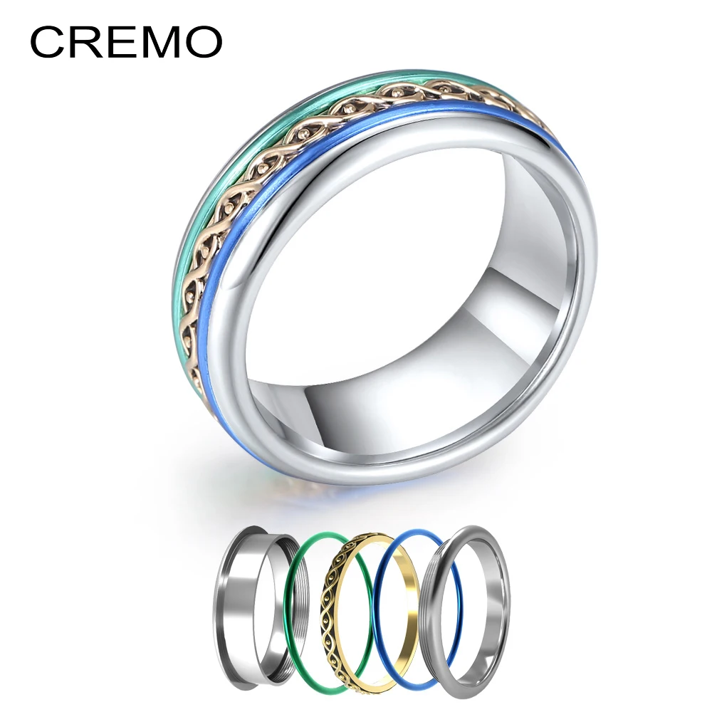 Cremo Band Rings Women Arctic Symphony Ring Minimalist Dainty Original Multi Filled Ring Exquisite Stainless Steel Wedding Rings
Cremo Band Rings Women Arctic Symphony Ring Minimalist Dainty Original Multi Filled Ring Exquisite Stainless Steel Wedding Rings