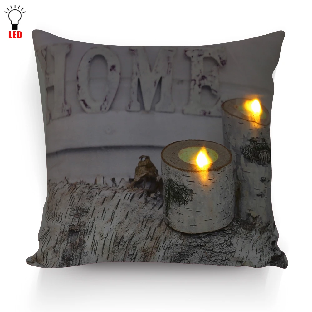 Battery open LED Cushion oak with home design light up pillow with 320g pp cotton filling for Christmas home Sofa decorative
Battery open LED Cushion oak with home design light up pillow with 320g pp cotton filling for Christmas home Sofa decorative