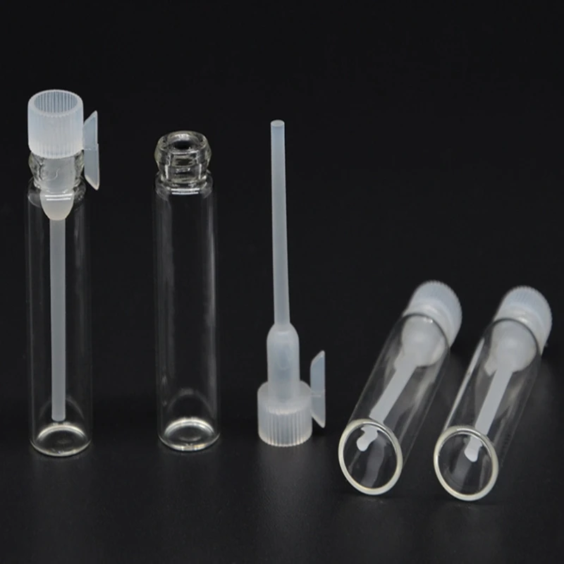 

1ML 2ML 3ml Small Glass Sample Vials Perfume Bottle Mini Empty Laboratory Liquid Fragrance Test Tube Trial Bottle