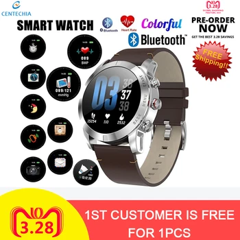 Smart Watch Men Bluetooth Fitness Tracker Heart Rate Monitor Waterproof Bracelet with Sports Long Standby Remote Photo Pedometer
Smart Watch Men Bluetooth Fitness Tracker Heart Rate Monitor Waterproof Bracelet with Sports Long Standby Remote Photo Pedometer