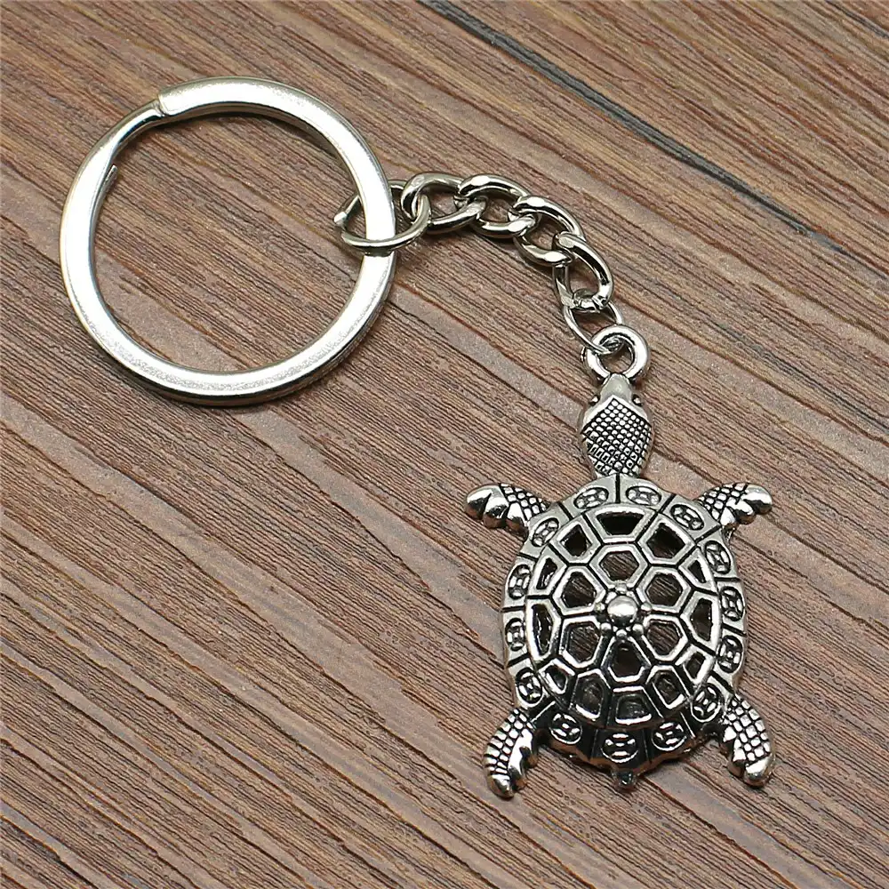 new fashion creative key-rings tortoise car key chain ring