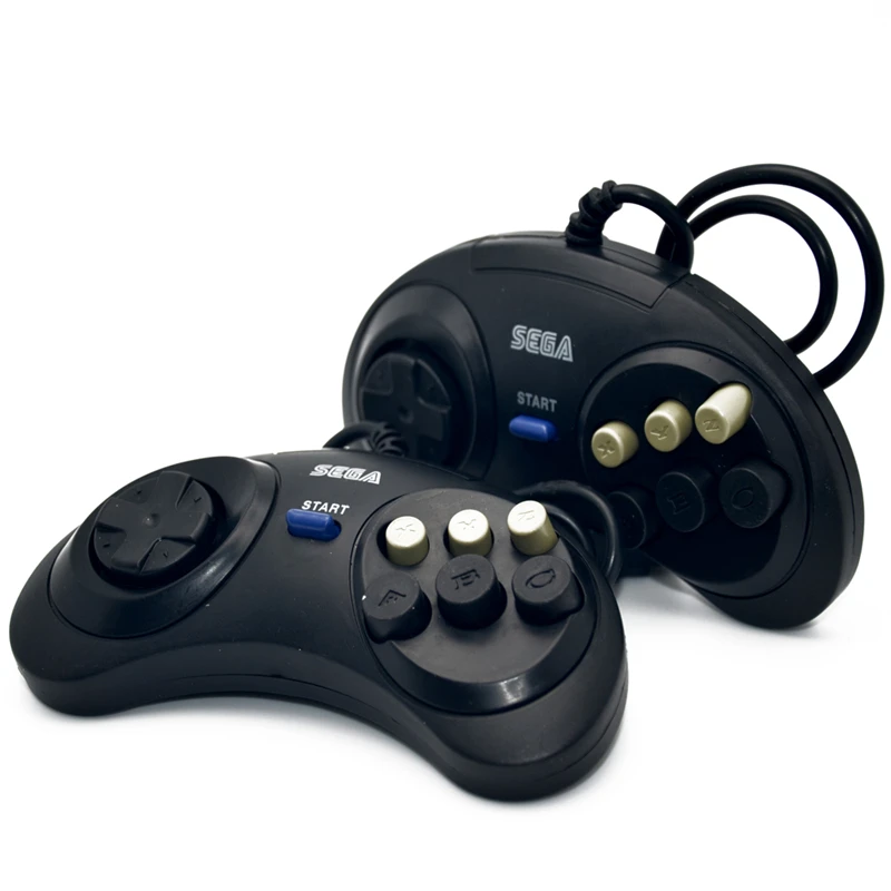 2pc Game controller 6 Buttons Sega Button Game Controller Joypad for SEGA MD Game Accessories
2pc Game controller 6 Buttons Sega Button Game Controller Joypad for SEGA MD Game Accessories
