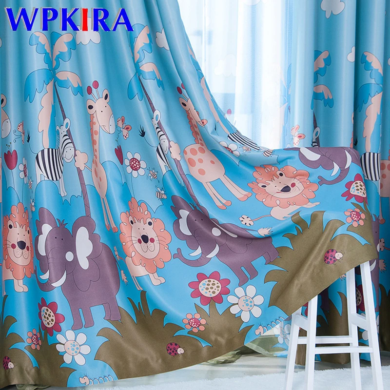 Blackout curtains boys girls Animated Elephant Cartoon lion giraffe high shading children curtains for bedroom drapes WP332&4
Blackout curtains boys girls Animated Elephant Cartoon lion giraffe high shading children curtains for bedroom drapes WP332&4