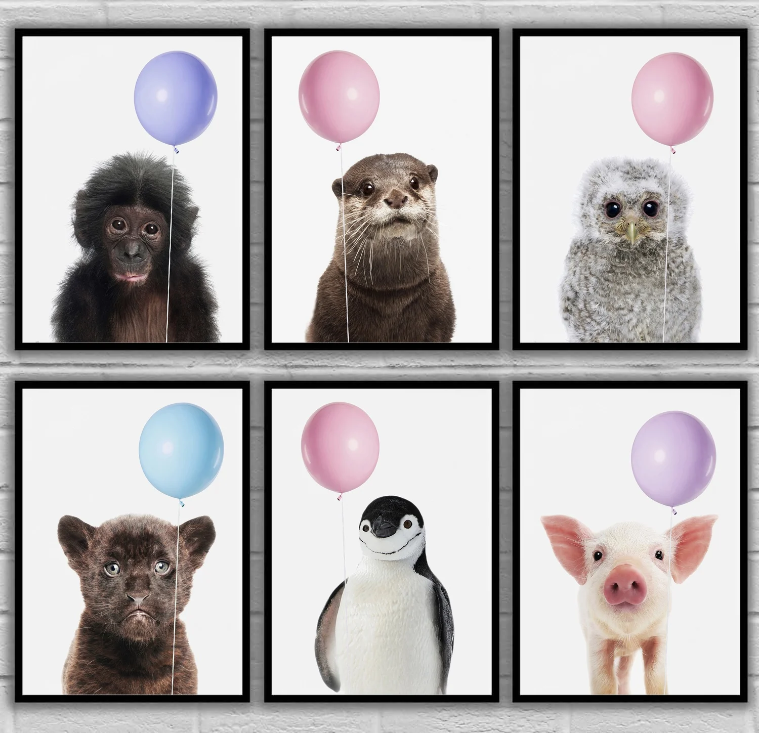 Bubble Gum Animal Series Children's Room Monkey Otter Owl Panther Penguin Pig Posters Canvas Art Painting Wall Art
Bubble Gum Animal Series Children's Room Monkey Otter Owl Panther Penguin Pig Posters Canvas Art Painting Wall Art