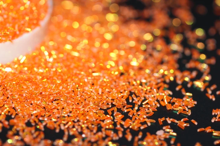 Holo Orange Fine Iridescent Holographic Sprinkle Nail Glitters, bar glitter stripes, stripe lace confetti , holographic glitters
Holo Orange Fine Iridescent Holographic Sprinkle Nail Glitters, bar glitter stripes, stripe lace confetti , holographic glitters