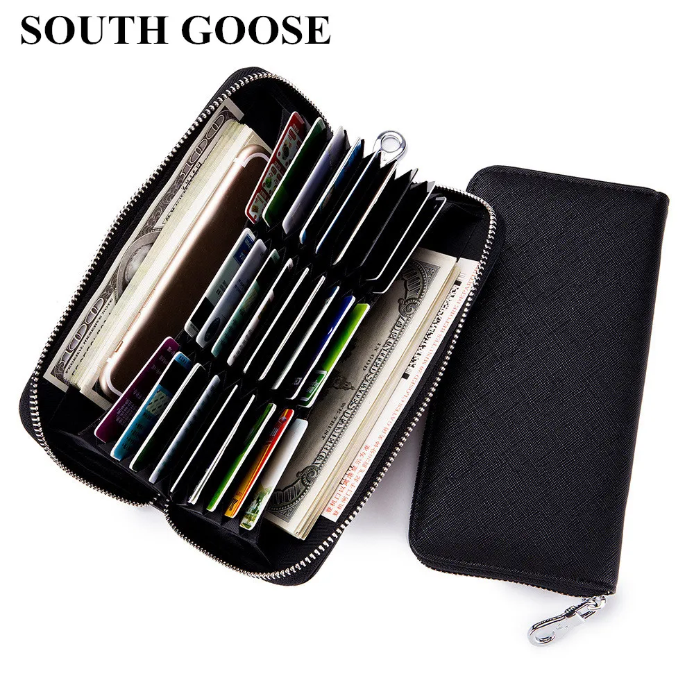 SOUTH GOOSE Men Wallet PU Leather Classic Long Clutch Wallets Male Large Capacity Credit Card Holder Women Travel Passport Purse
SOUTH GOOSE Men Wallet PU Leather Classic Long Clutch Wallets Male Large Capacity Credit Card Holder Women Travel Passport Purse