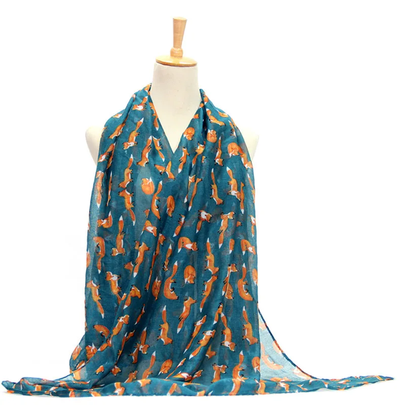 Women Vintage Fox Animal Printed Long Soft Cotton Voile Scarf Shawl Wrap Scarves Hot!
Women Vintage Fox Animal Printed Long Soft Cotton Voile Scarf Shawl Wrap Scarves Hot!