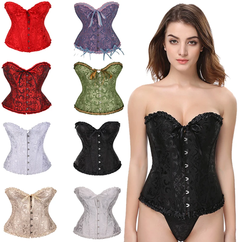 FLORATA Lace Corset Sexy Bustier Mesh Corselet Summer Underwear Clothing Black White Lingerie G-string Slimming Party Outfits
FLORATA Lace Corset Sexy Bustier Mesh Corselet Summer Underwear Clothing Black White Lingerie G-string Slimming Party Outfits