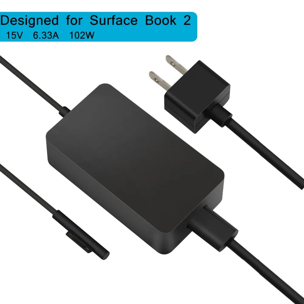 15V 6.33A 102W Switching Power Supply Adapter for Microsoft Surface Book 2 Laptop 110V 220V AC Charger with DC 5V 1A USB Charger
15V 6.33A 102W Switching Power Supply Adapter for Microsoft Surface Book 2 Laptop 110V 220V AC Charger with DC 5V 1A USB Charger