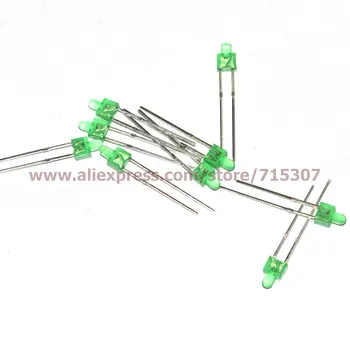 PHISCALE 50pcs 2mm rectangle green led with domed top green lens high brightness 2pins through hole
PHISCALE 50pcs 2mm rectangle green led with domed top green lens high brightness 2pins through hole