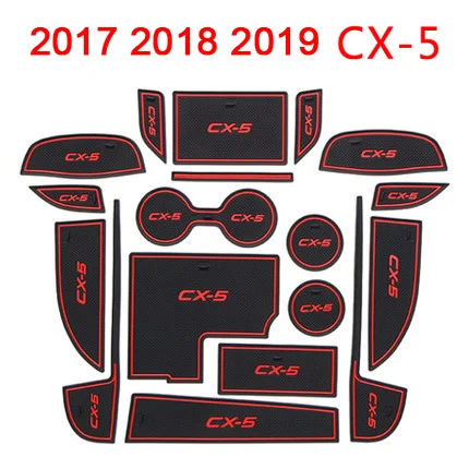 Auto For Mazda CX-5 CX 5 CX5 2017 2018 2019 Gate slot pad rubber mat door mat anti-slip Cup pad Interior decoration accessories
Auto For Mazda CX-5 CX 5 CX5 2017 2018 2019 Gate slot pad rubber mat door mat anti-slip Cup pad Interior decoration accessories