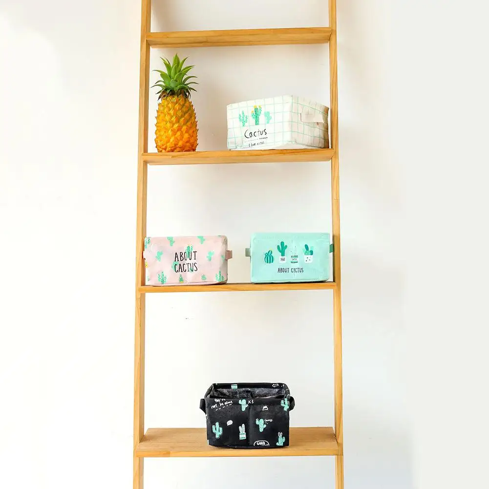 4-grid Cactus Waterproof Cotton&Linen Underwear Sock Organizer Storage Basket Multifunction Foldable Cosmetics Storage Box
4-grid Cactus Waterproof Cotton&Linen Underwear Sock Organizer Storage Basket Multifunction Foldable Cosmetics Storage Box