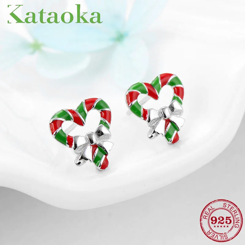 Hot Enamel Earrings Multicolored Heart shape Christmas Small Stud Earrings for Women 925 Sterling Silver Jewelry 2018
Hot Enamel Earrings Multicolored Heart shape Christmas Small Stud Earrings for Women 925 Sterling Silver Jewelry 2018
