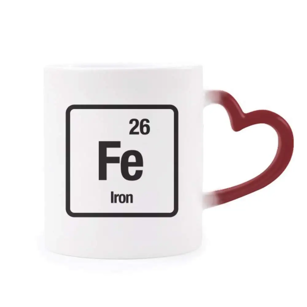 Fe Iron Chemical Element Science Morphing Mug Heat Sensitive Red Heart Cup
Fe Iron Chemical Element Science Morphing Mug Heat Sensitive Red Heart Cup