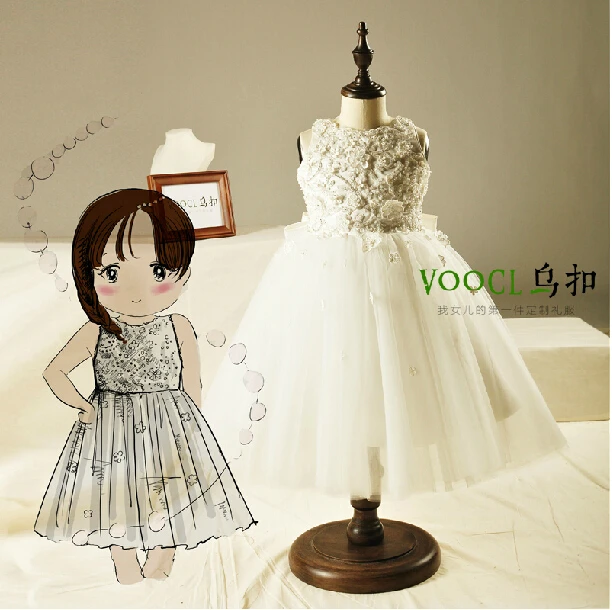 o-neck lace appliques beading bow back flower girl Dresses for weddings 2016 ball first communion dresses for girls knee-length
o-neck lace appliques beading bow back flower girl Dresses for weddings 2016 ball first communion dresses for girls knee-length