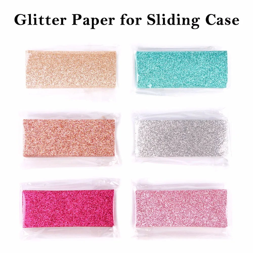 50pcs Glitter Background Paper for Sliding Cases Professional Packaging Accessories for Eyelash Case
50pcs Glitter Background Paper for Sliding Cases Professional Packaging Accessories for Eyelash Case