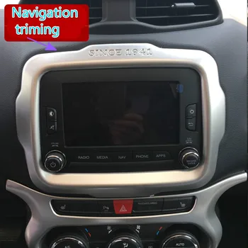 Car decoration For Jeep Renegade ABS Chrome Navigation head light switch A/C switch auto hold gears dashboads Moulding Trim
Car decoration For Jeep Renegade ABS Chrome Navigation head light switch A/C switch auto hold gears dashboads Moulding Trim