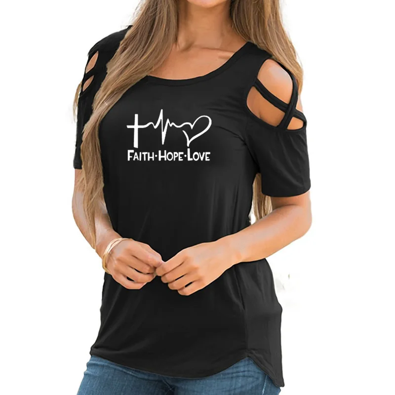 2018 New Fashion Faith Hope Love Letters Print Plus Size Tops T-Shirt Women Tumblr Cactus Camiseta Female
2018 New Fashion Faith Hope Love Letters Print Plus Size Tops T-Shirt Women Tumblr Cactus Camiseta Female